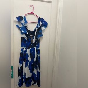Banana Republic Floral pleated dress